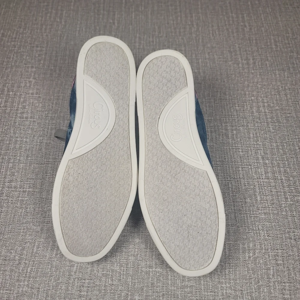 NEW Circus NY Sam Edelman Devin Women's Blue Denim Sneakers Size 8 Shoes - Picture 8 of 11